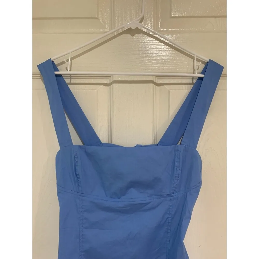 Lucy in the Sky Back Bow Bodycon Dress in Powder Blue XL - Image 6