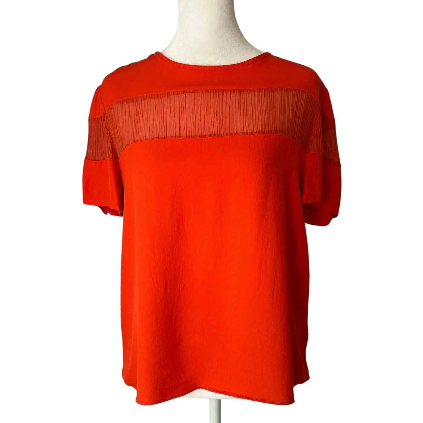 Sandro orange short-sleeve top - Image 2