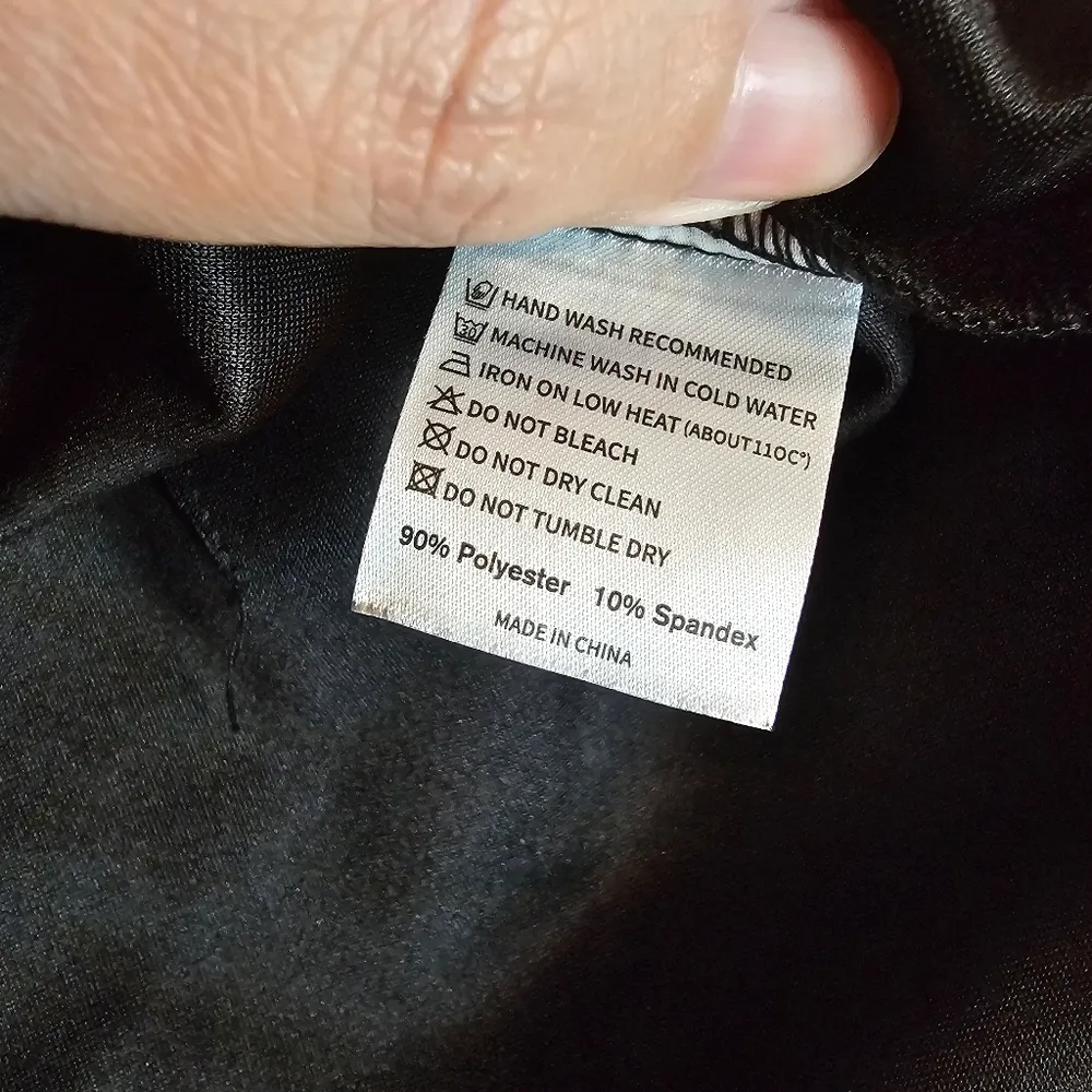 MANGOPOP Faux Suede Black Mini Skirt - Image 5