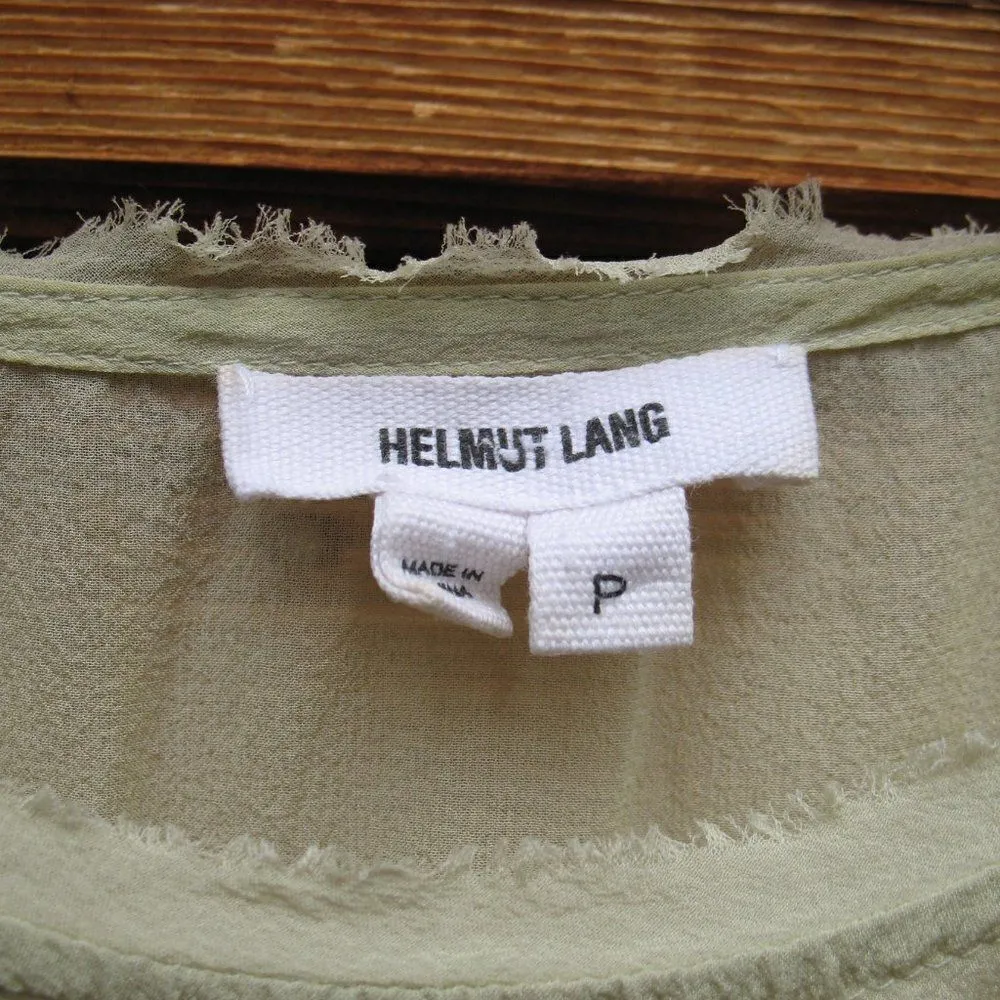 Helmut Lang Silk Oversize Top Blouse - Image 7