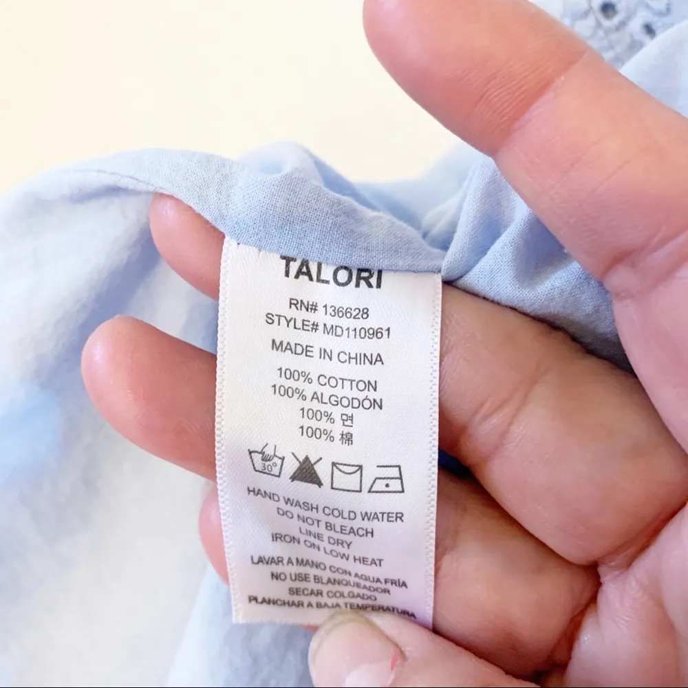 Talori Eyelet Ruffled Mini Dress Gray - Image 5