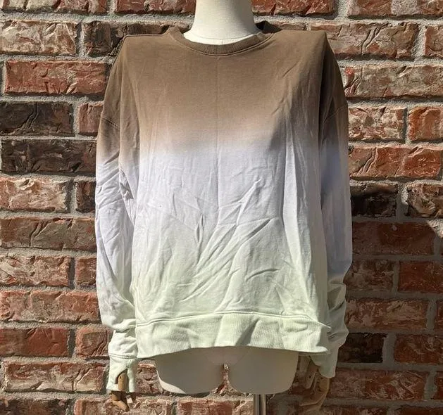 Brown/green ombré JoyLab sweatshirt w/pockets / L / Good condition* - Image 3