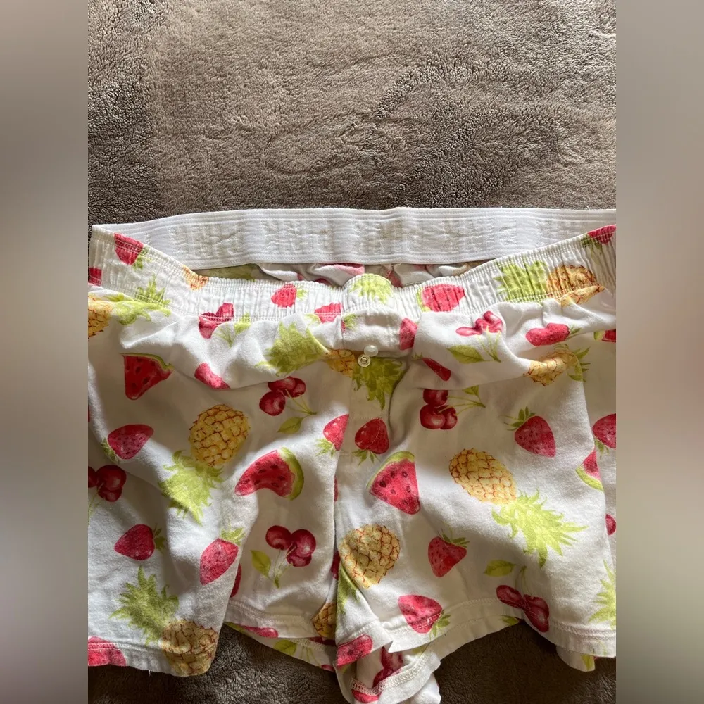 PINK Victoria’s Secret Fruit Print Summer Sleep Lounge Shorts Women’s Sz S EUC - Image 6