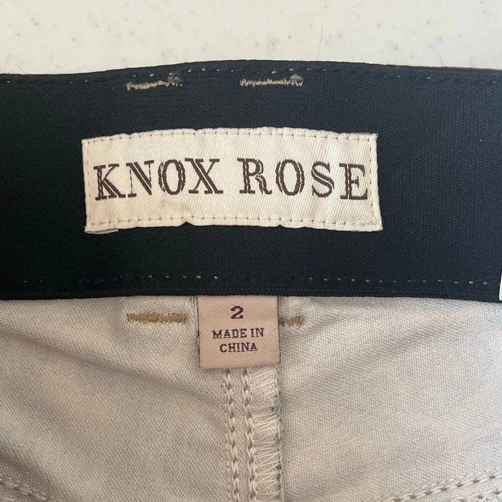 NWT! Knox Rose Leopard Print Mid-Rise Ankle Skinny Jean Size 2 - Image 3