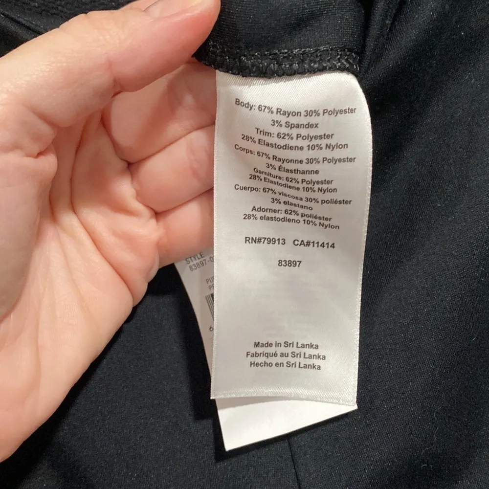 A Pea in the Pod Womens Black Maternity Pants Size Medium - Image 4