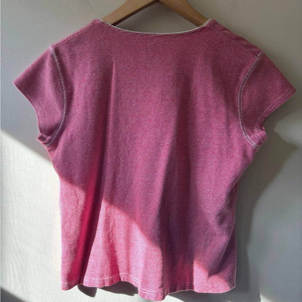 Faded Glory Striped Baby Tee - Image 5