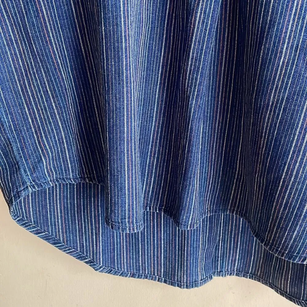 Madewell Courier Button-Back Shirt in Cecile Stripe - Image 9