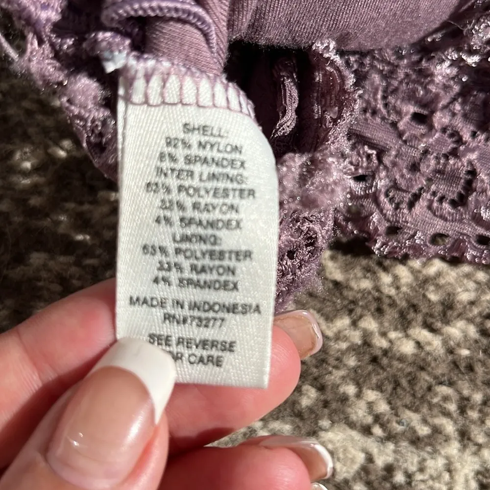 Mudd  lace pullover racerback  bra - Image 5