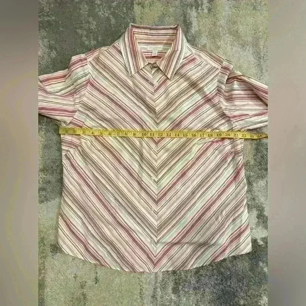 Women’s Striped Charter Club Button Down - Image 5