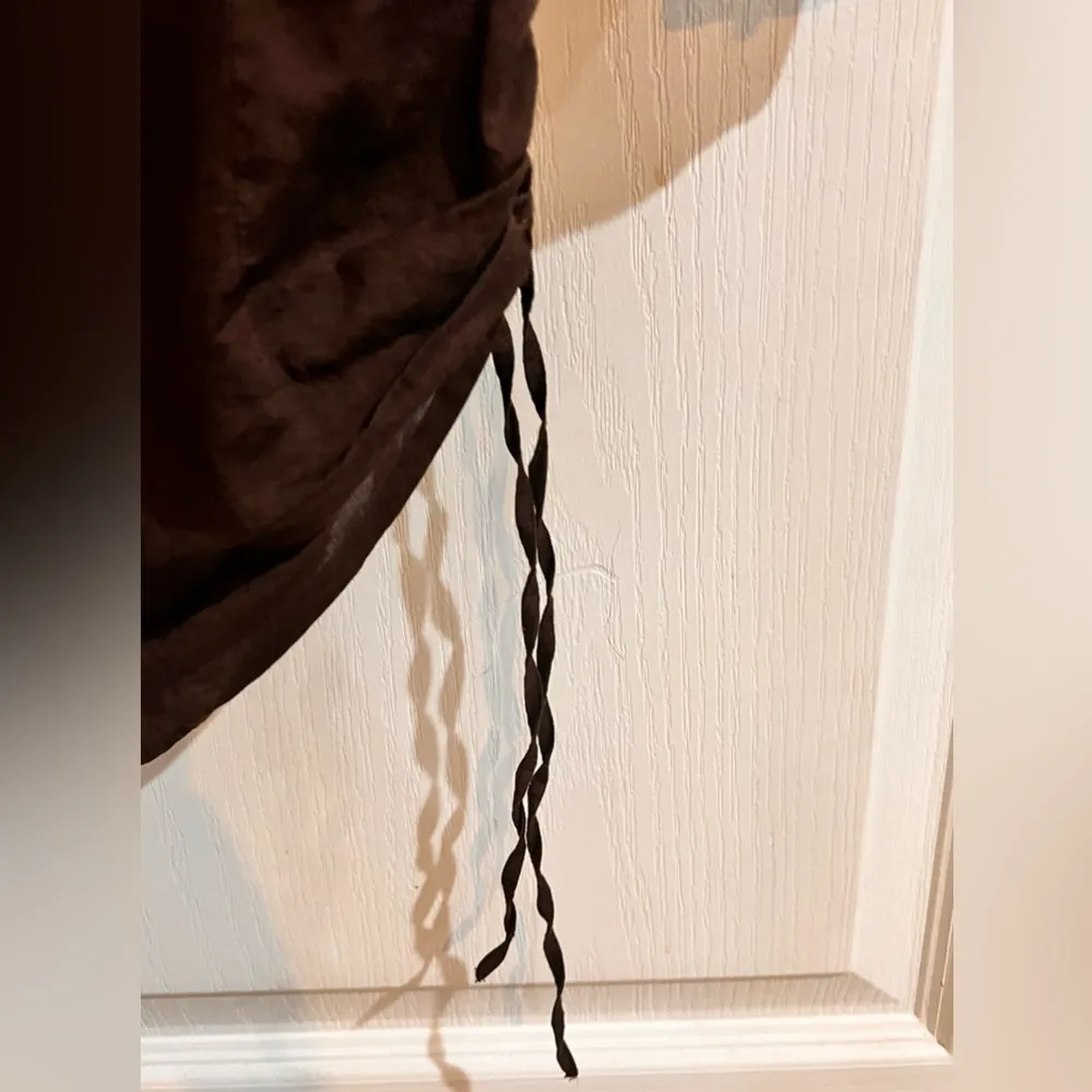 NWOT Eres Paris Linen Top Brown Size 12 - Image 2