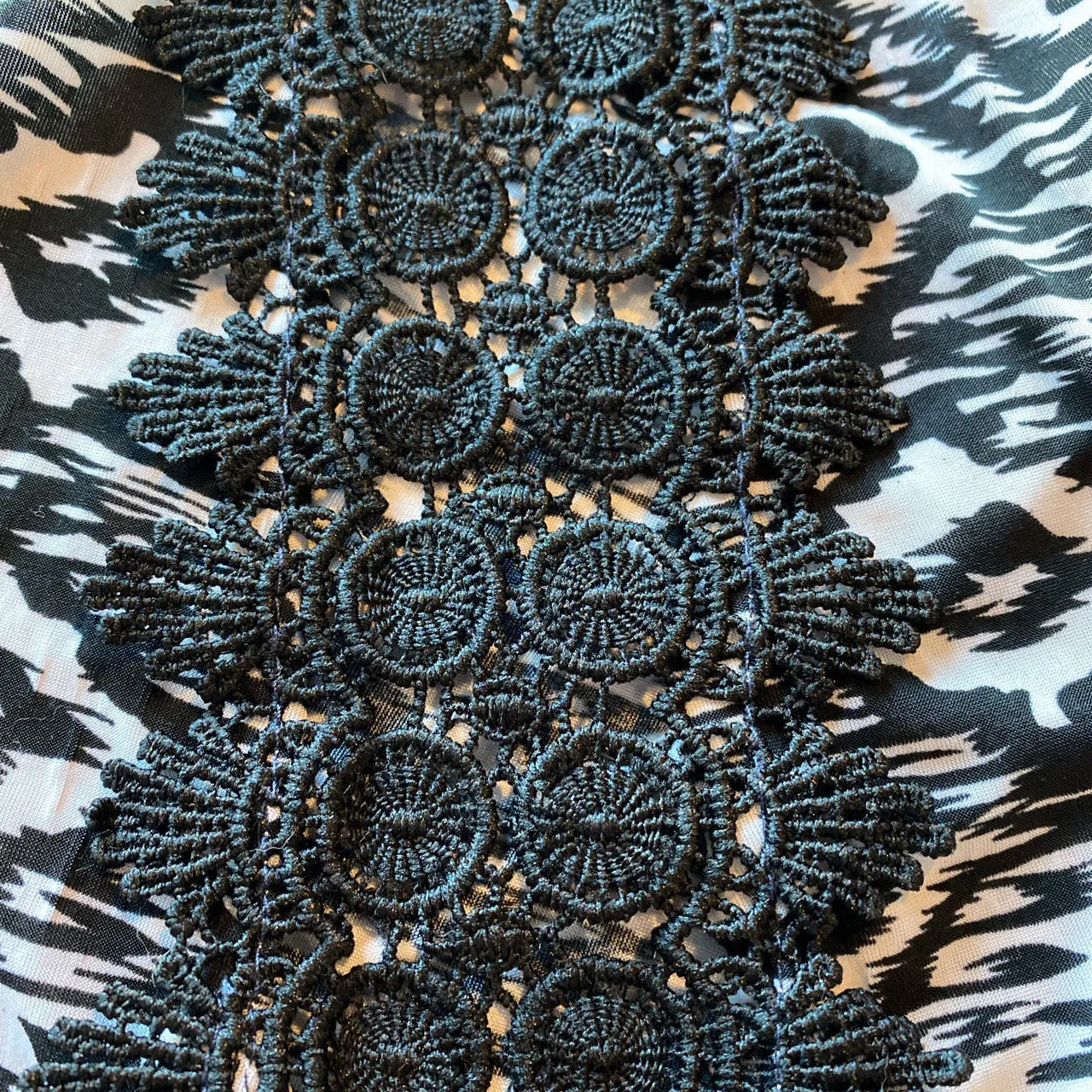 Lace Tee Shirt Top Blouse - Image 3