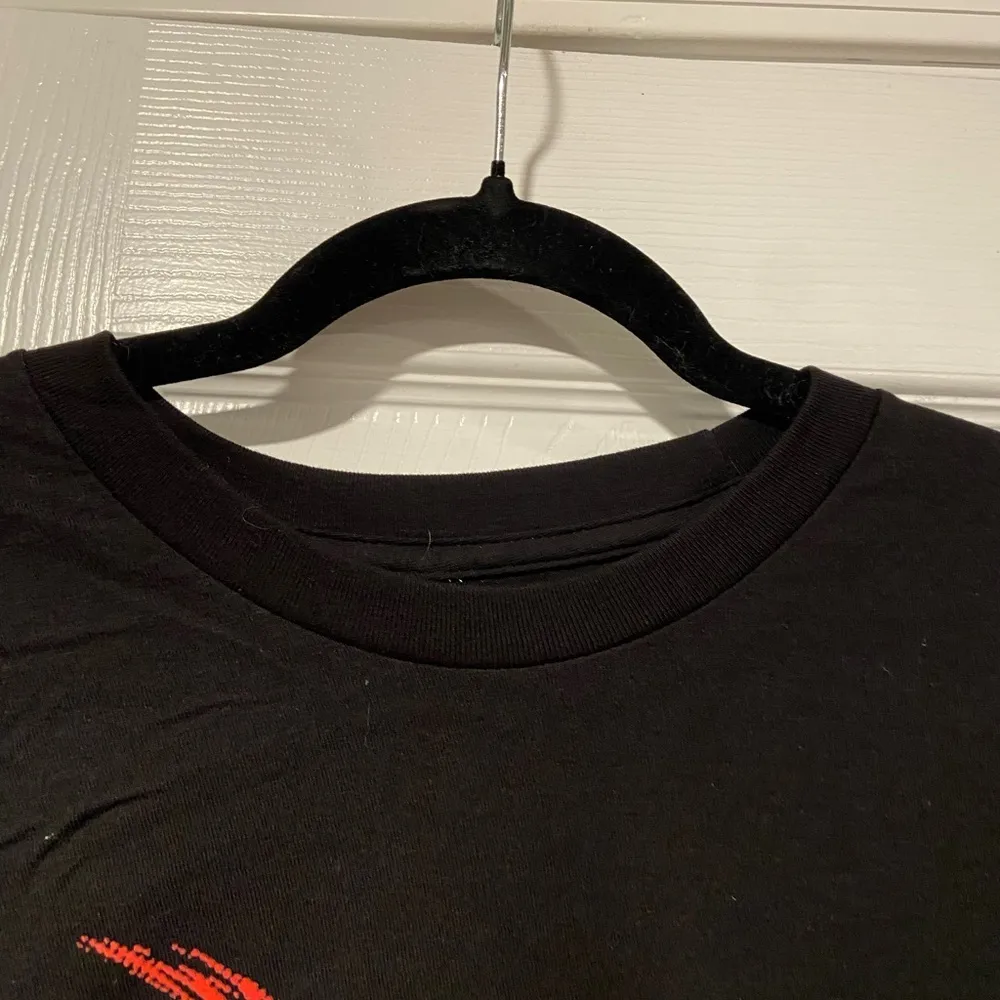 NWT The Godfather Size M Black Cotton Crew Neck Tee Shirt Red Graphic Print Film Size M - Image 2