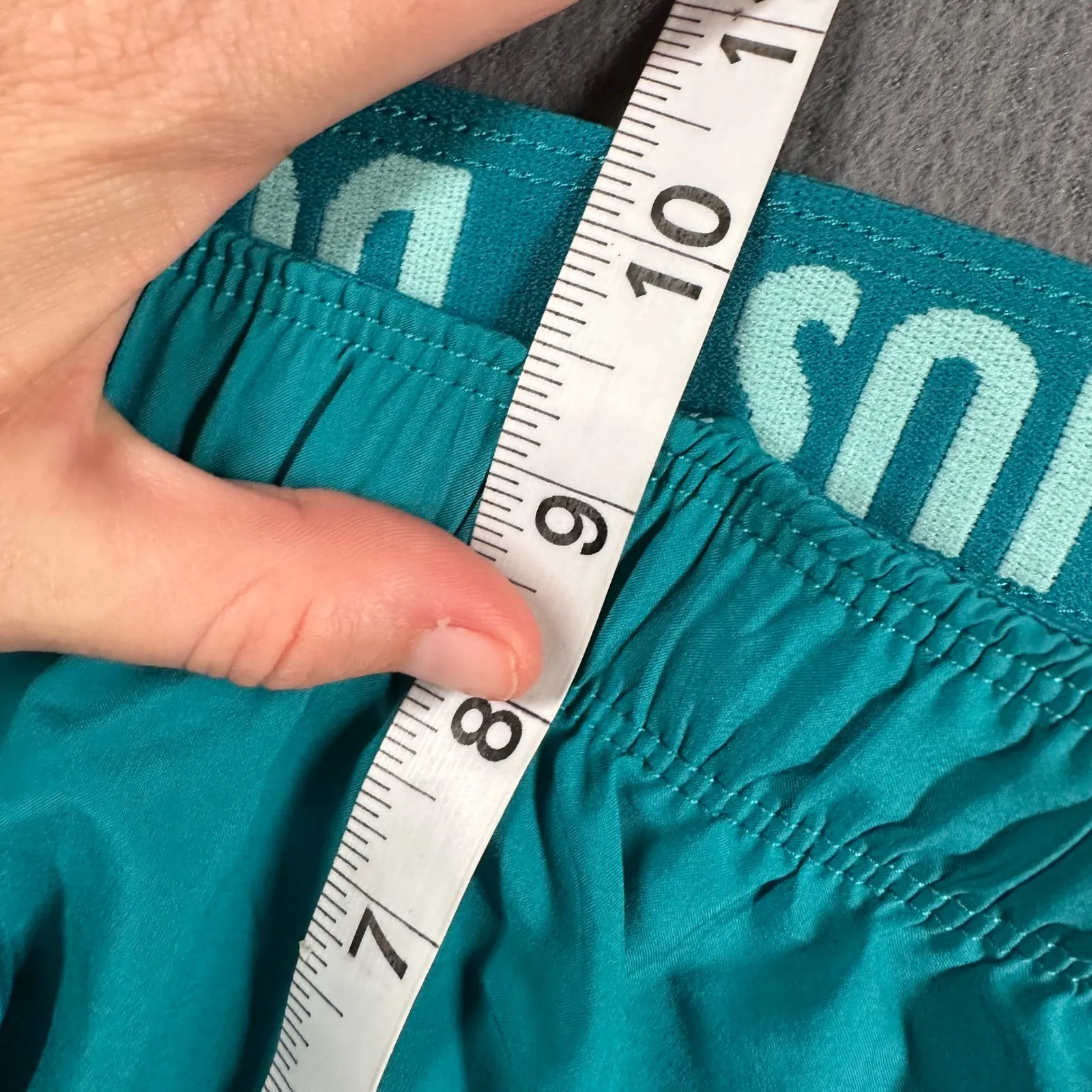 Nike Training Shorts Womens Small Teal Dri-Fit Athletic 2 in 1 Flex AH8478 467 - Image 15