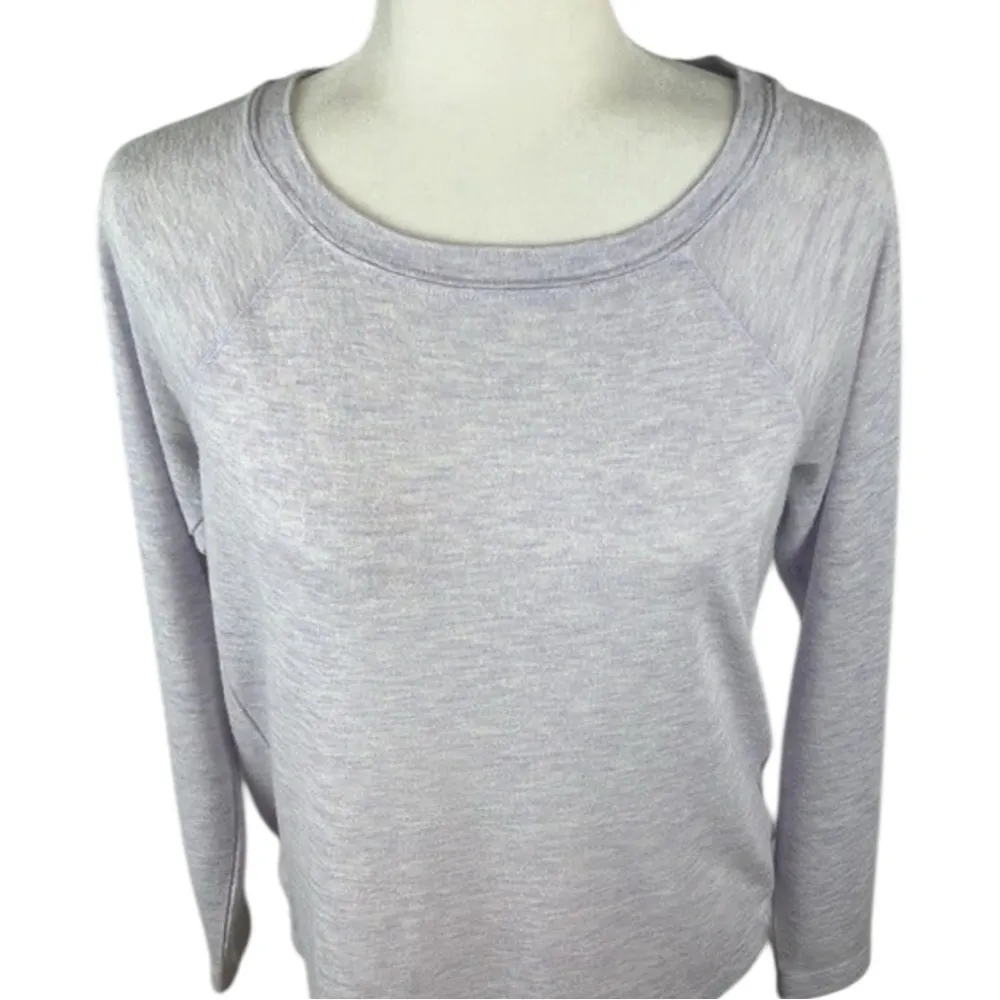 Loft Light Purple Long Sleeve Top Size Small - Image 2