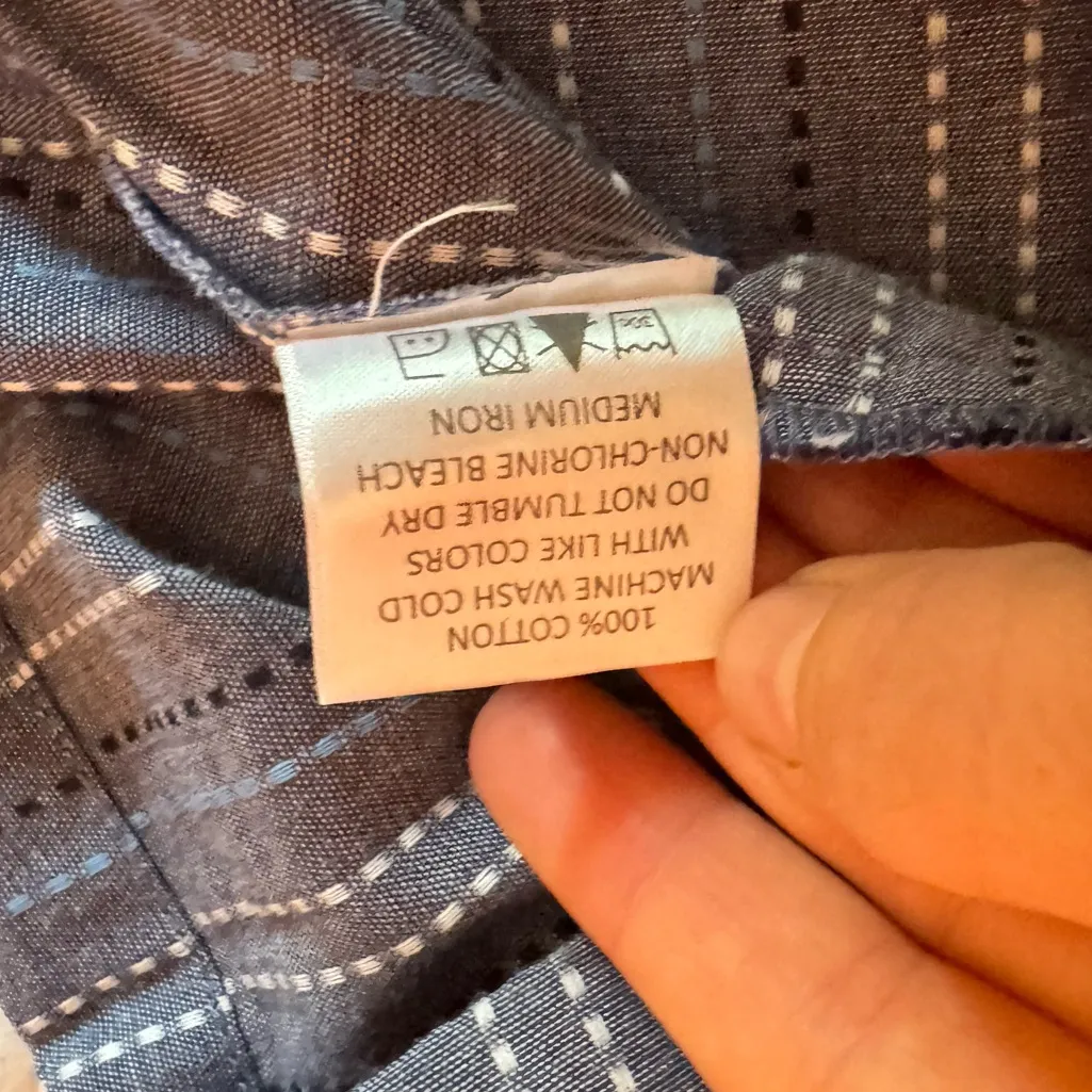 Mudpie‎ blue ISLA ROMPER women’s size XS pockets & drawstring - Image 7