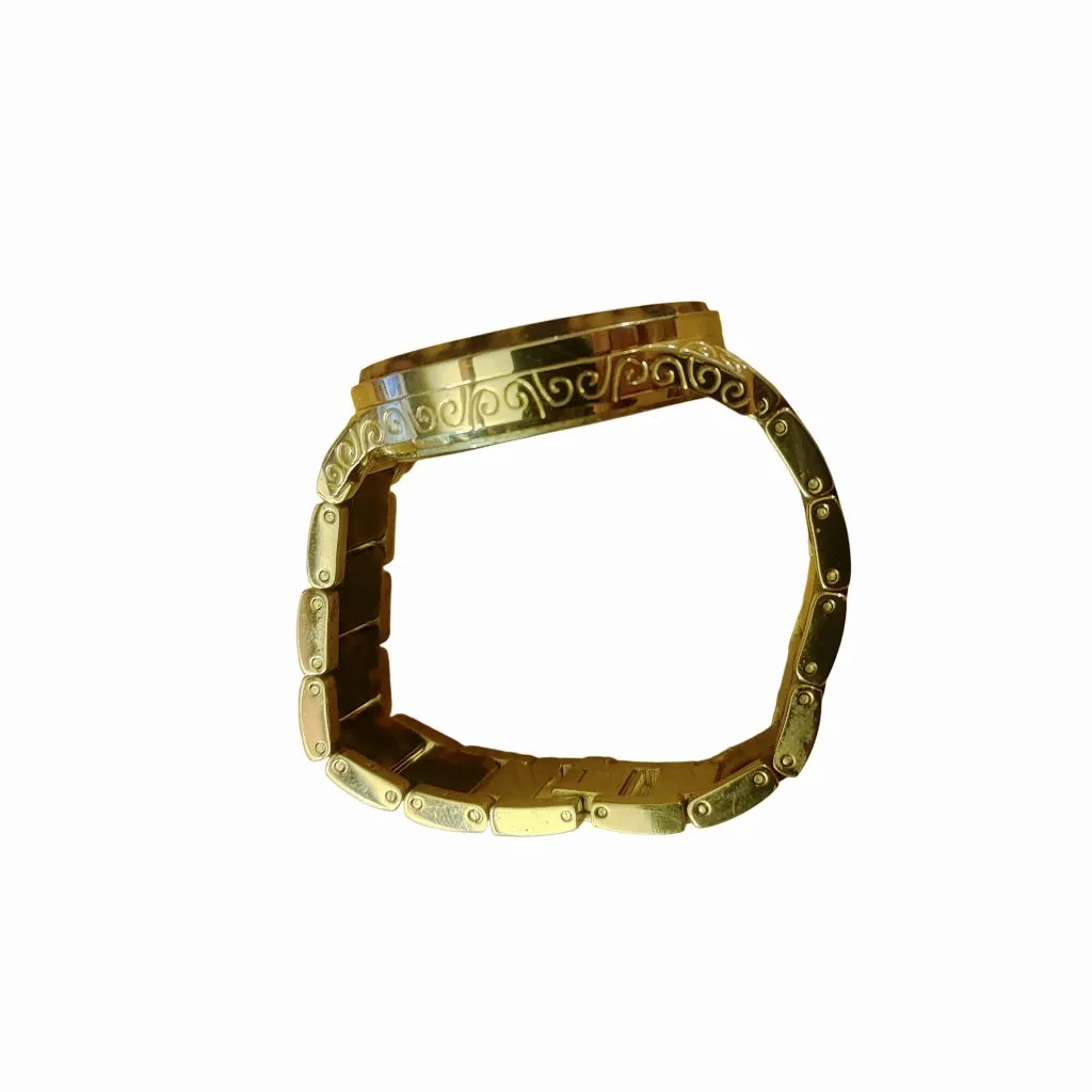 Brighton Carpinteria  Watch Gold Brown Links Tortoise Shell Band Adjustable - Image 10