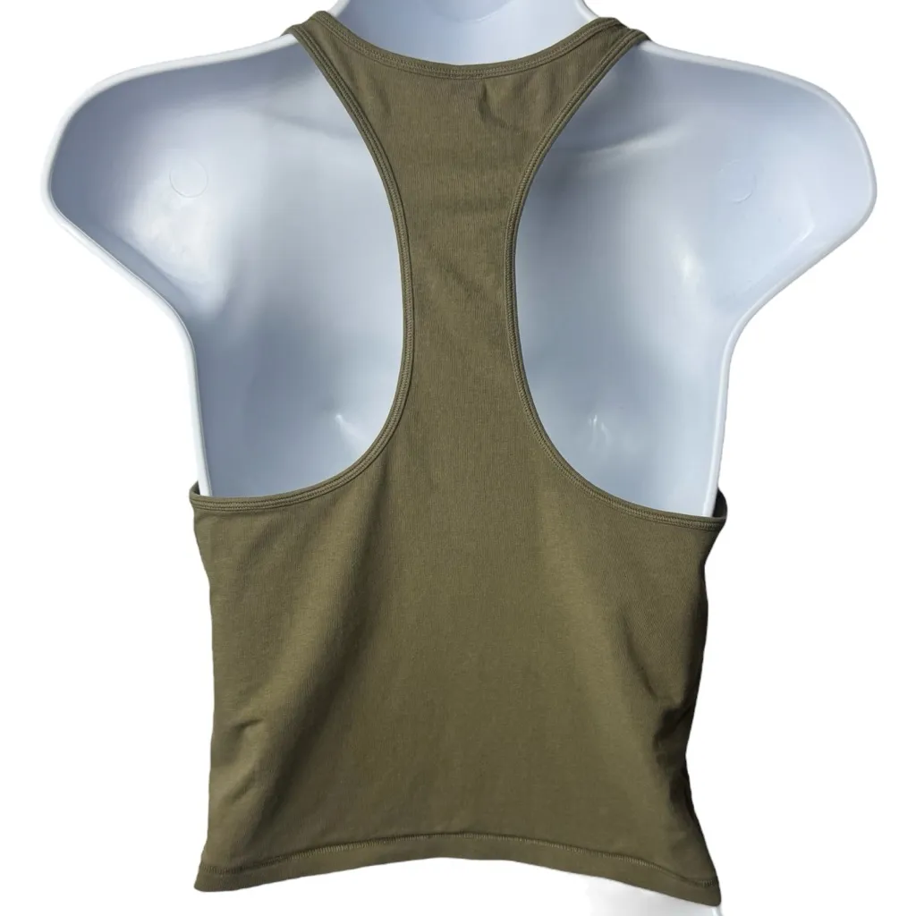 Skims Olive Green Racerback Lounge Tank Comfort Athleisure Stretch XL - Image 5