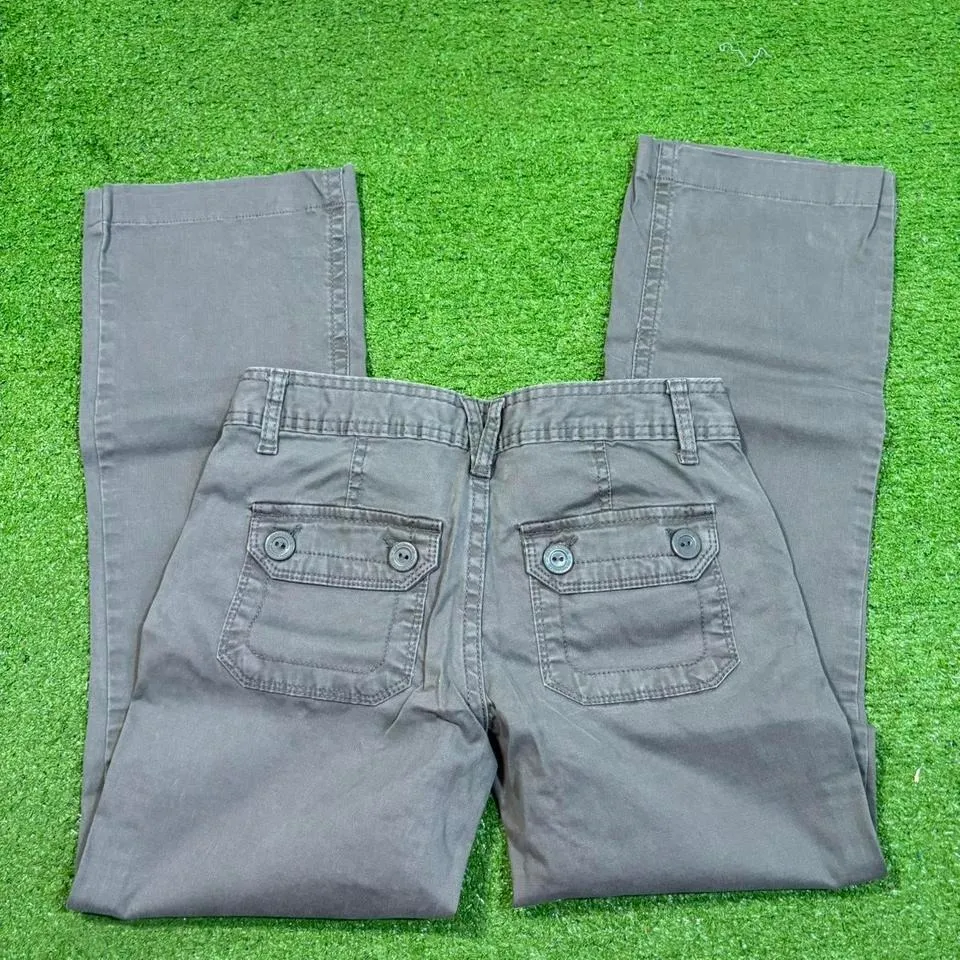 Vintage Y2K Aeropostale Women's Size 1/2 Chelsea Bootcut Low Rise Trousers Pants - Image 6