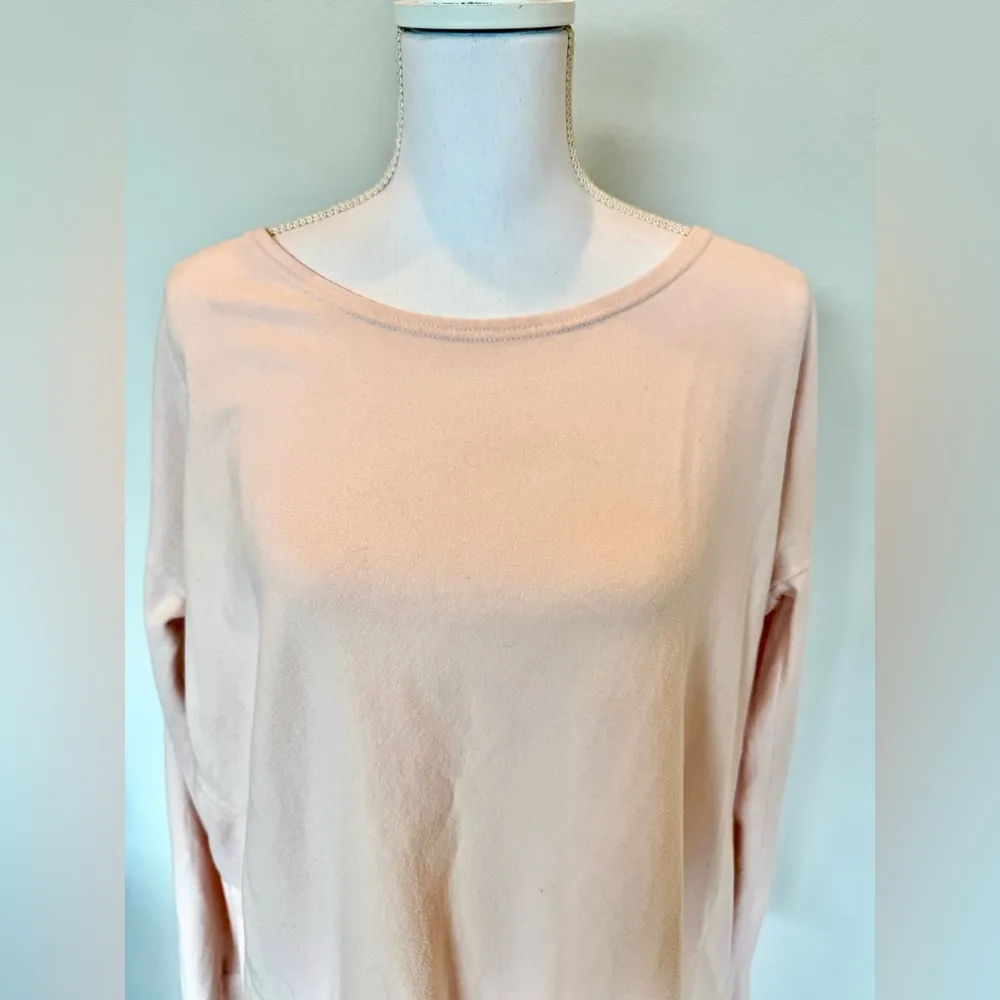 Sweaty Betty Athletic Crewneck Pullover | Light Pink | EUC | M | Organjc Cotton - Image 8