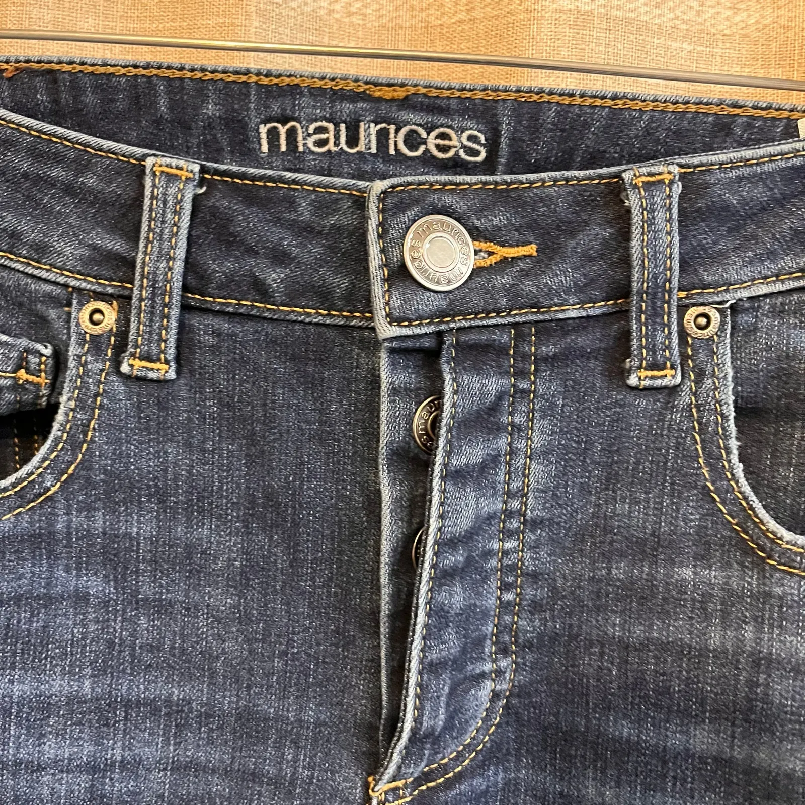 Maurices Dark Wash Skinny Jeans Size‎ 2 - Image 4