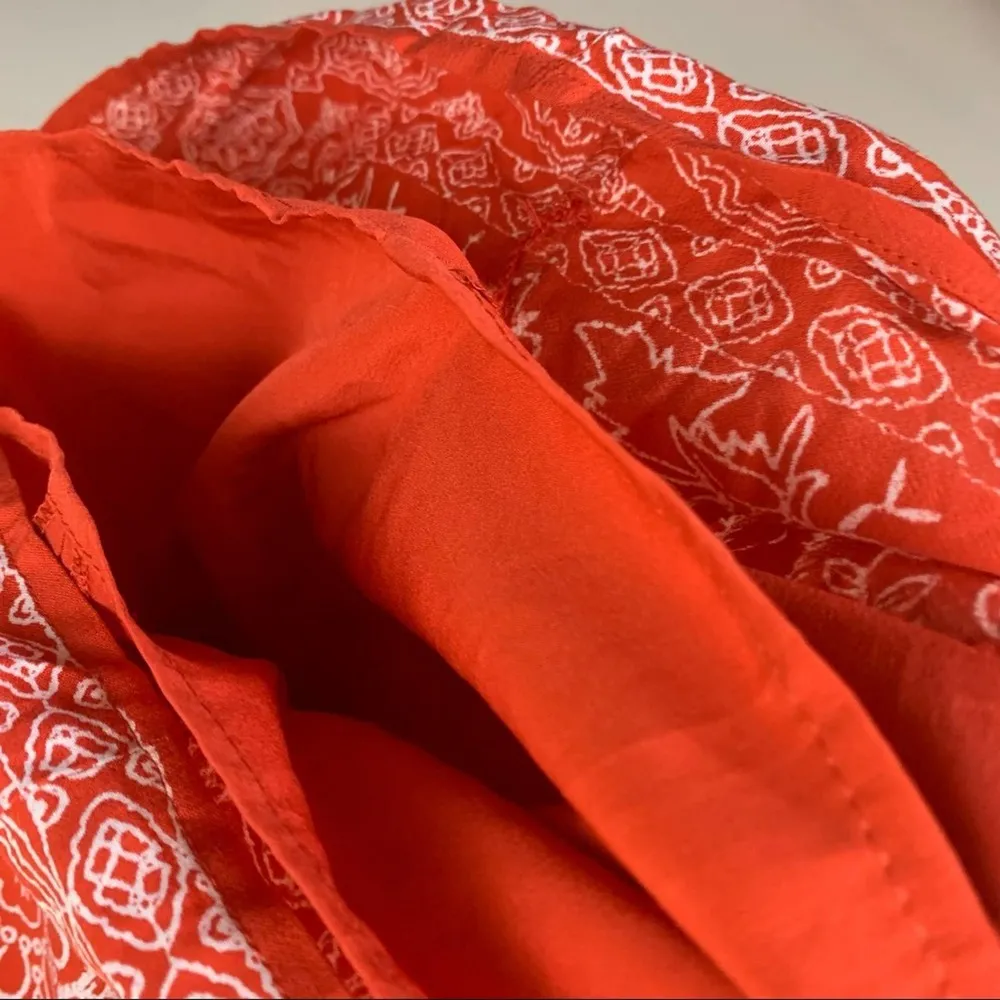 LOFT Ann Taylor Ole Swing Dress Floral Halter Pom Pom Fringe - Image 7