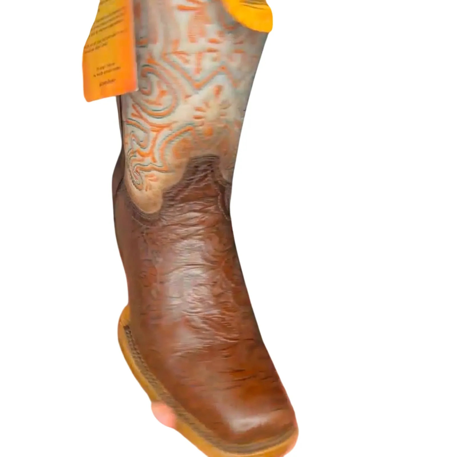 CORRAL Floral Embroidery Vamp Square Toe Cowboy Boot Sz 9.5 New in Box MSRP $485 - Image 13