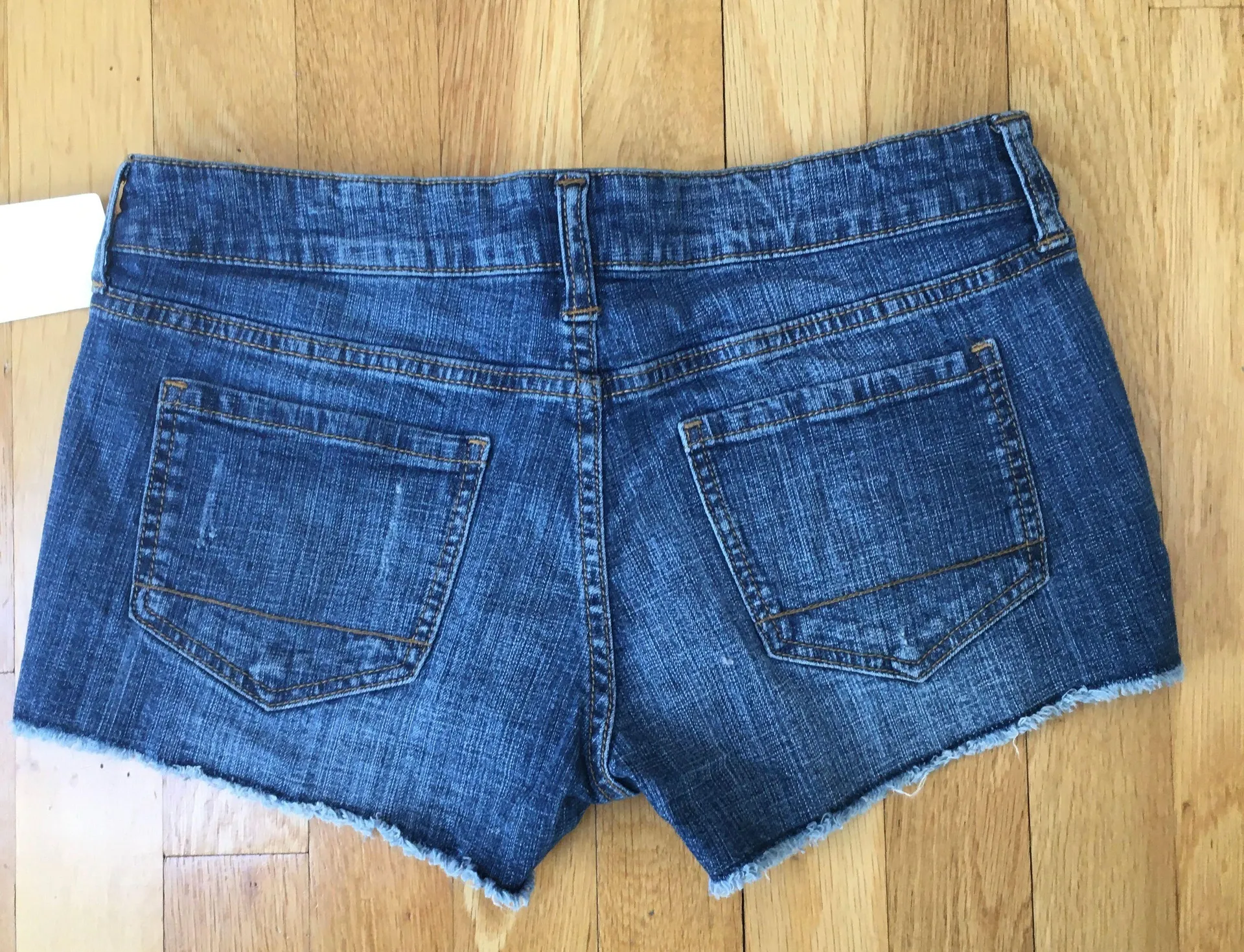 Rugged Blue Denim Jean Short Shorts Size 5 - Image 2