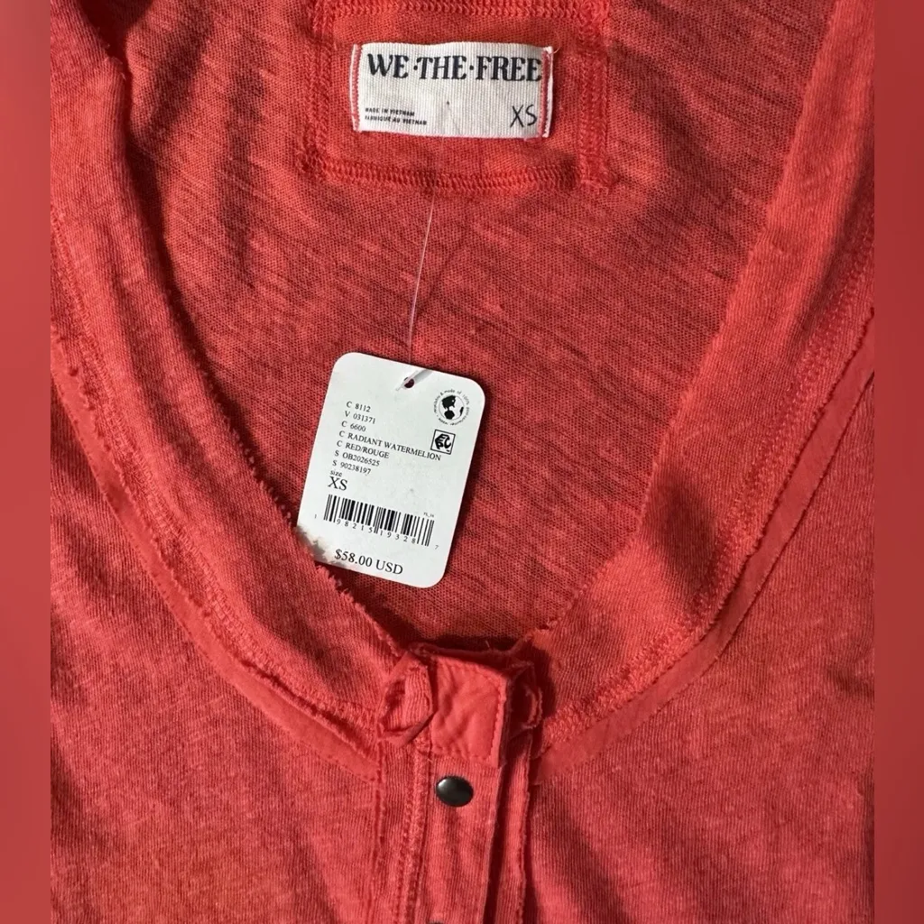 Free People  XS Love Language Burnout‎ Tank Top Sleeveless Raw Hem Linen Blend - Image 7