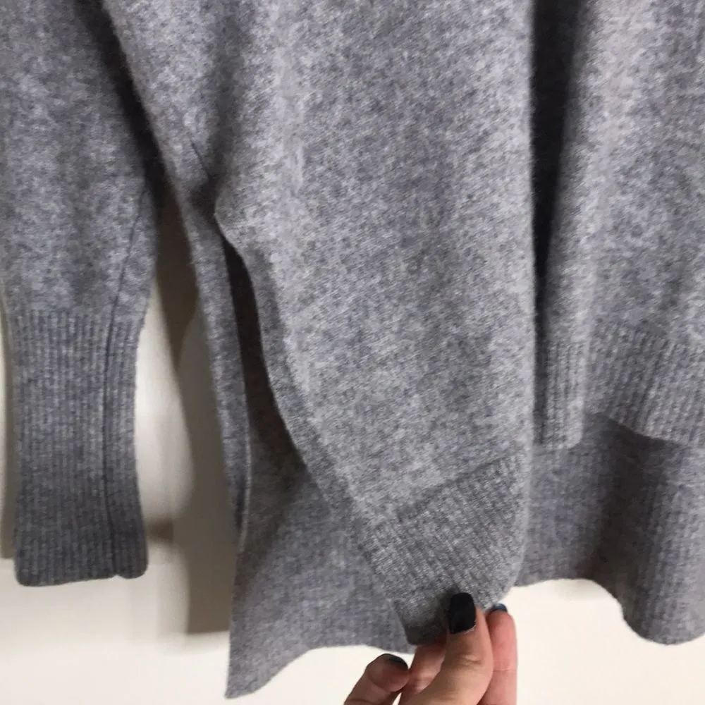 H&M ladies gray pullover 100% cashmere cozy fall sweater top size large - Image 4