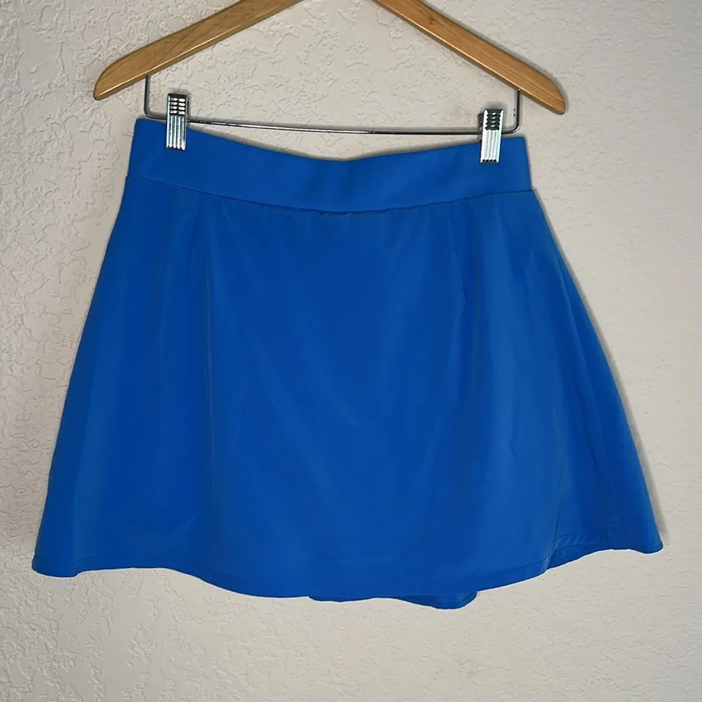 J. Crew Blue Skort Pleated Skirt Athletic Athleisure Tennis Pickleball Vacation - Image 8