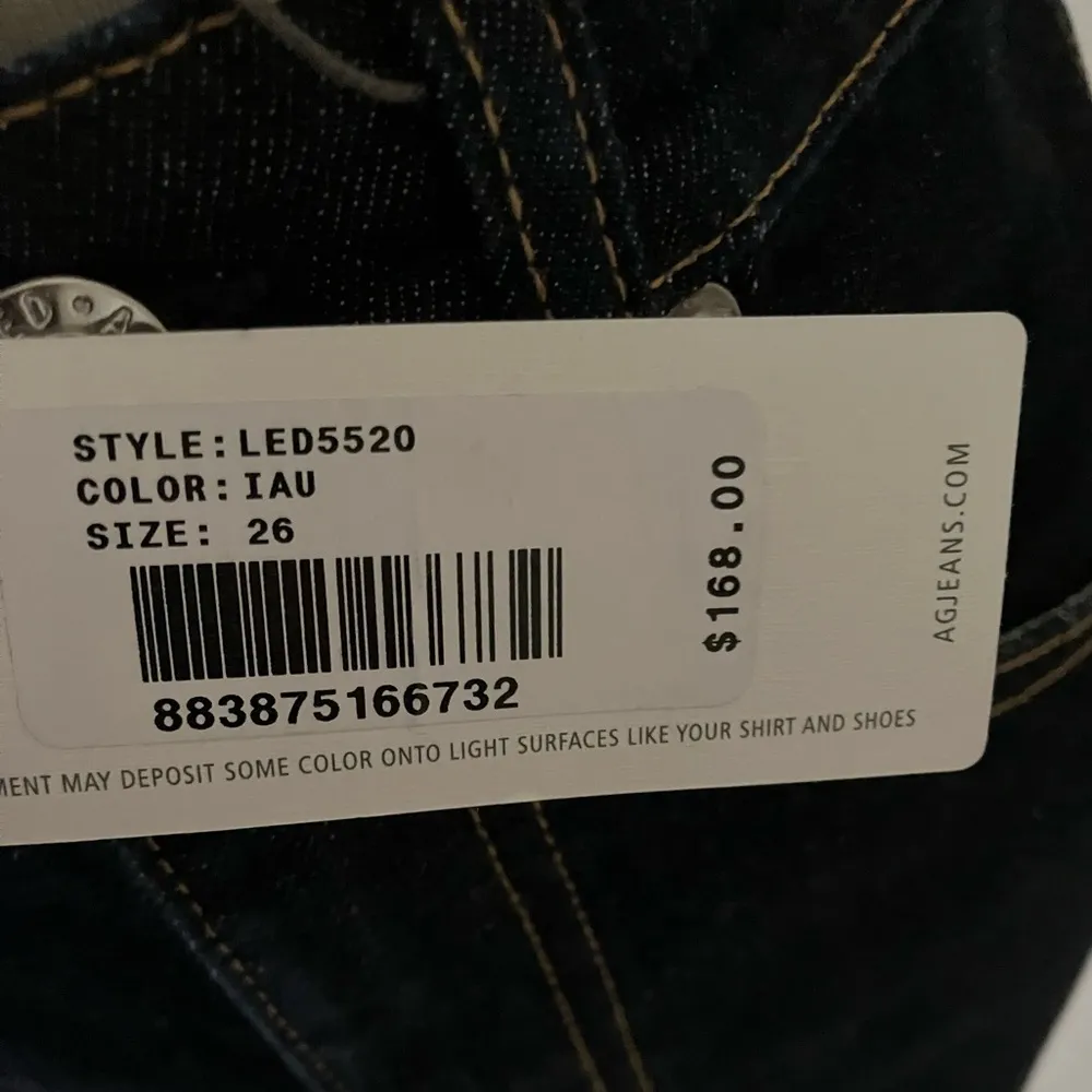 AG Skirt Womens Emery High-Rise Skirt Knee Length Pencil Stretch Blue Denim - Image 13