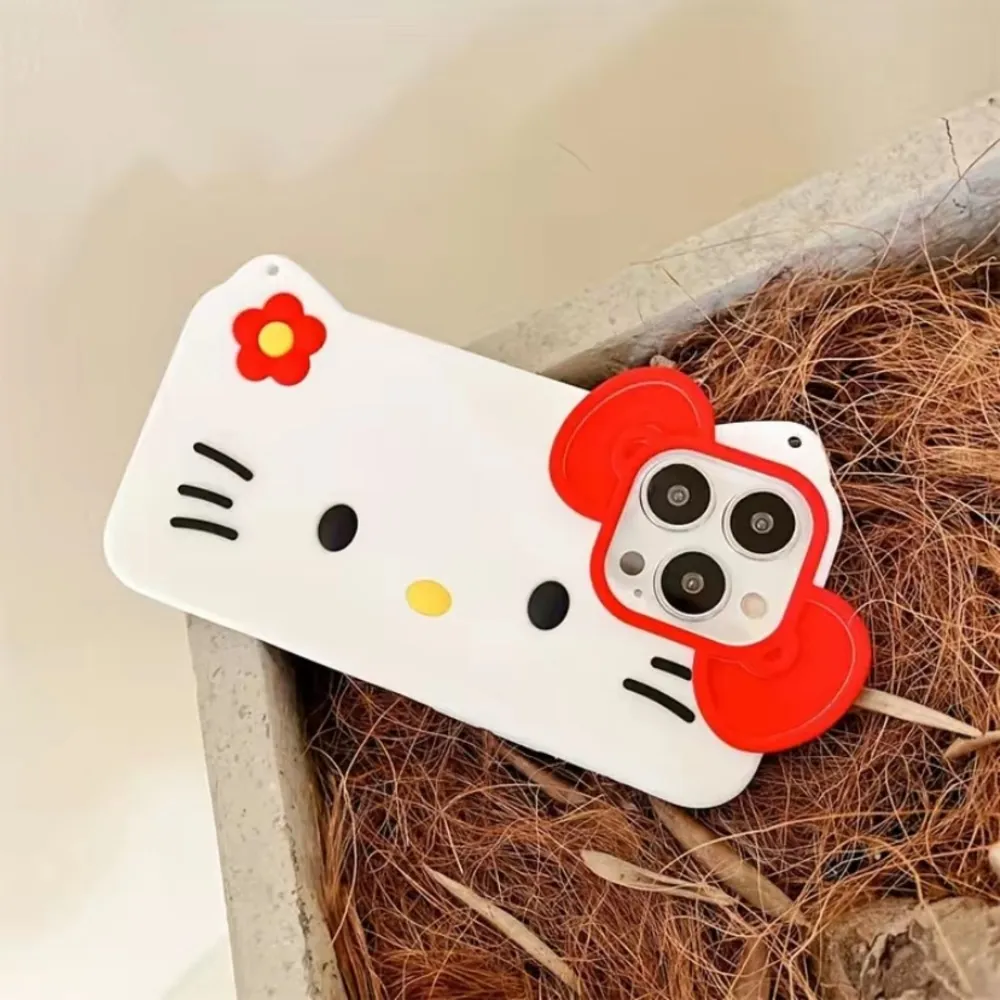 Hello Kitty phone case for iPhone 14 White - Image 3