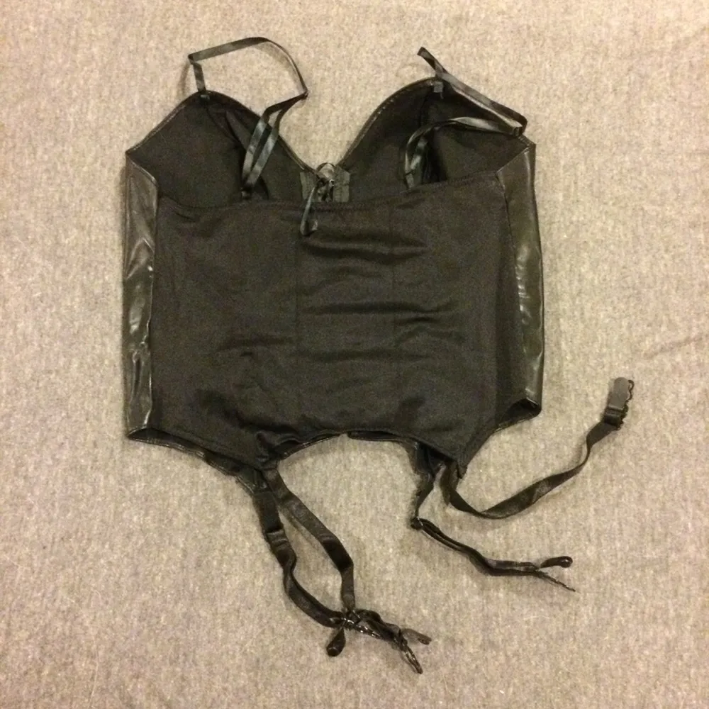 Adam & Eve Faux leather bustier Black Size undefined - Image 2