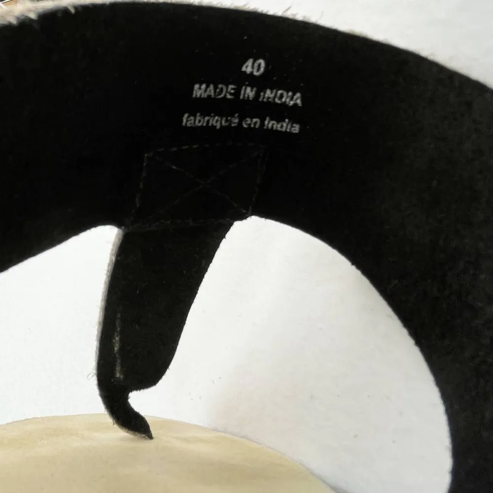 Free People Waterfront Thong Sandals Beige Taupe 40 - Image 7