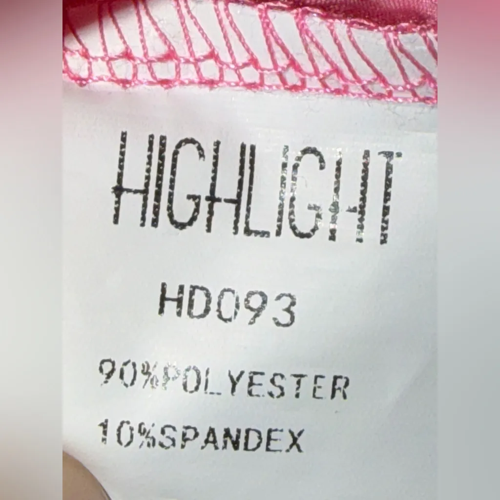 Love Highlight Mini Dress Butterfly Sleeves Pink Size M - Image 4