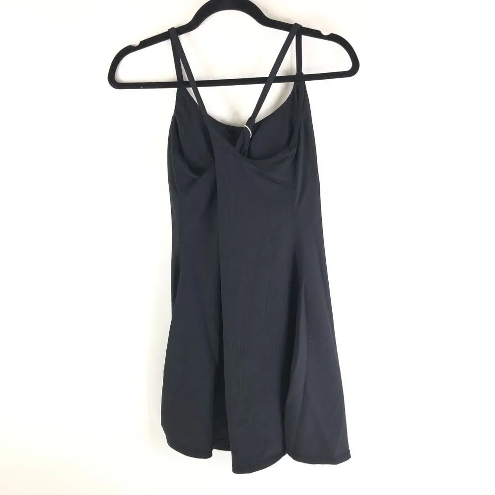 Halara Patitoff Flow Pet Hair Resistant 2-in-1 Flare Dress-Wannabe Black S - Image 7