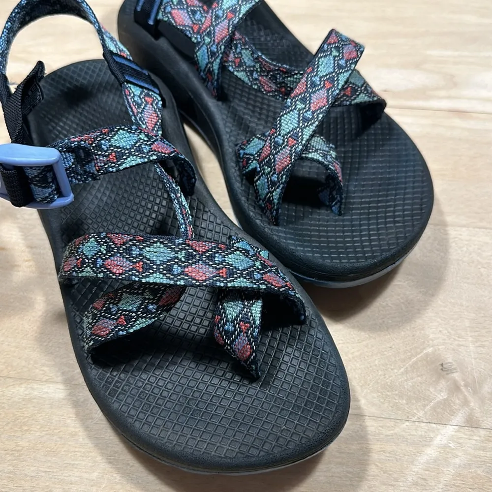 Chaco Z Cloud 2 Trace Eclipse Bleu Sport Sandals Sz 8 - Image 3