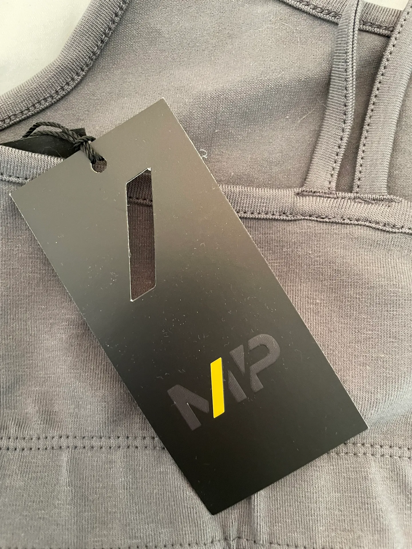 Grey Sports Bra Gray - Image 3