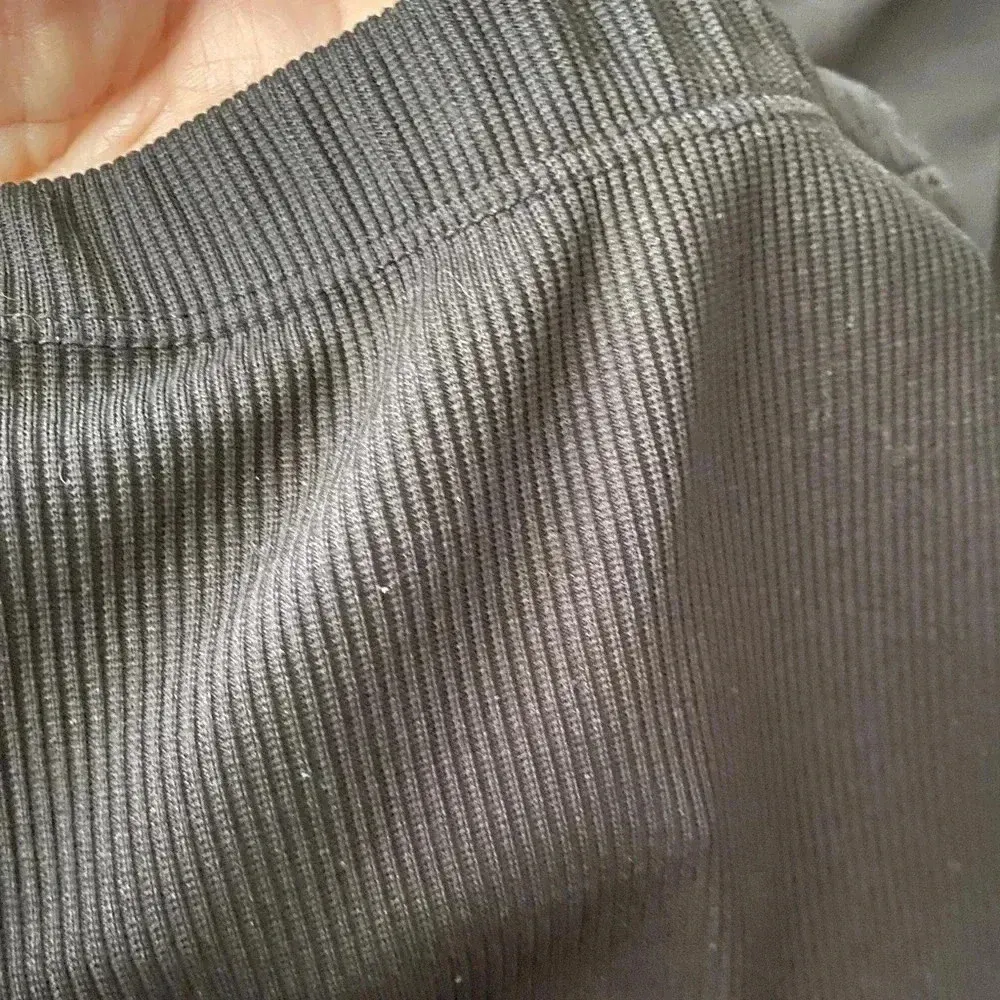 💥Love Tree Black Ribbed Flare Leggings S - Image 5