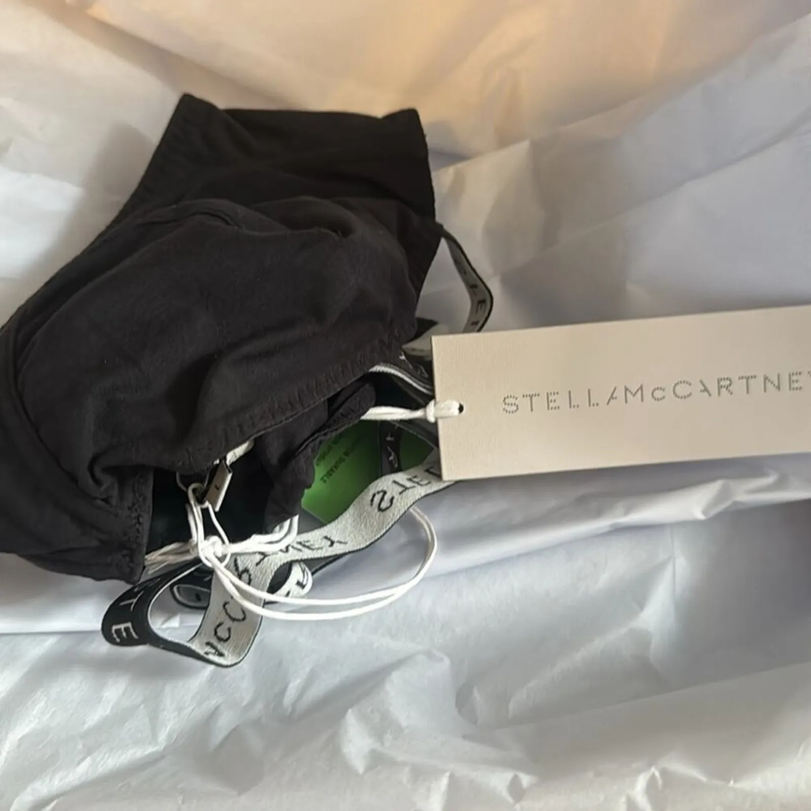 Stella McCartney Stretch cotton jersey balconette bra L - Image 4