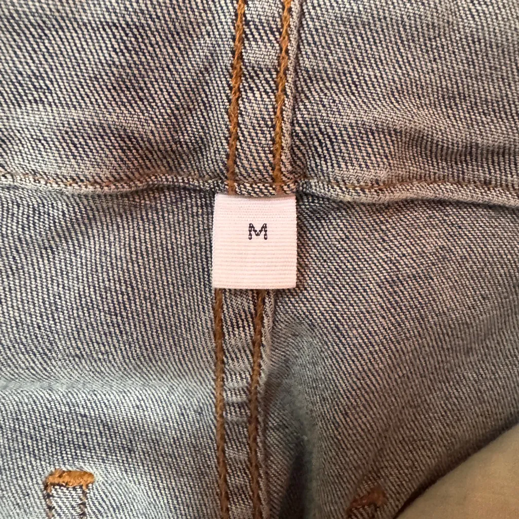 RIVET.UTILITY Classic Blue Women's Denim Overalls Size Medium - Image 11