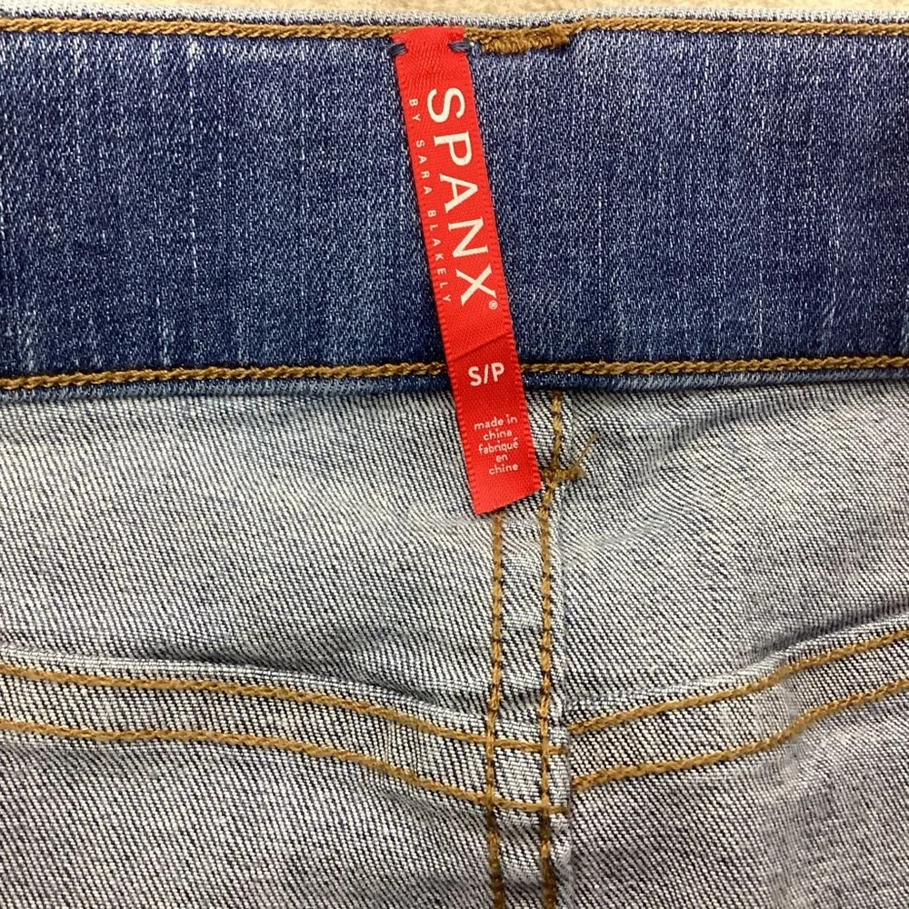 Distressed Denim Skirt Size Small - Image 6