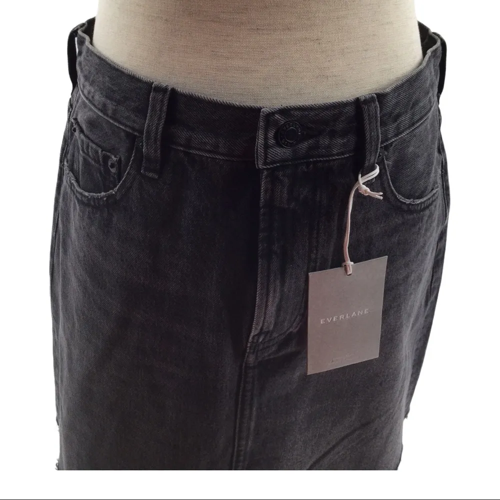 Everlane black The denim skirt - Image 12