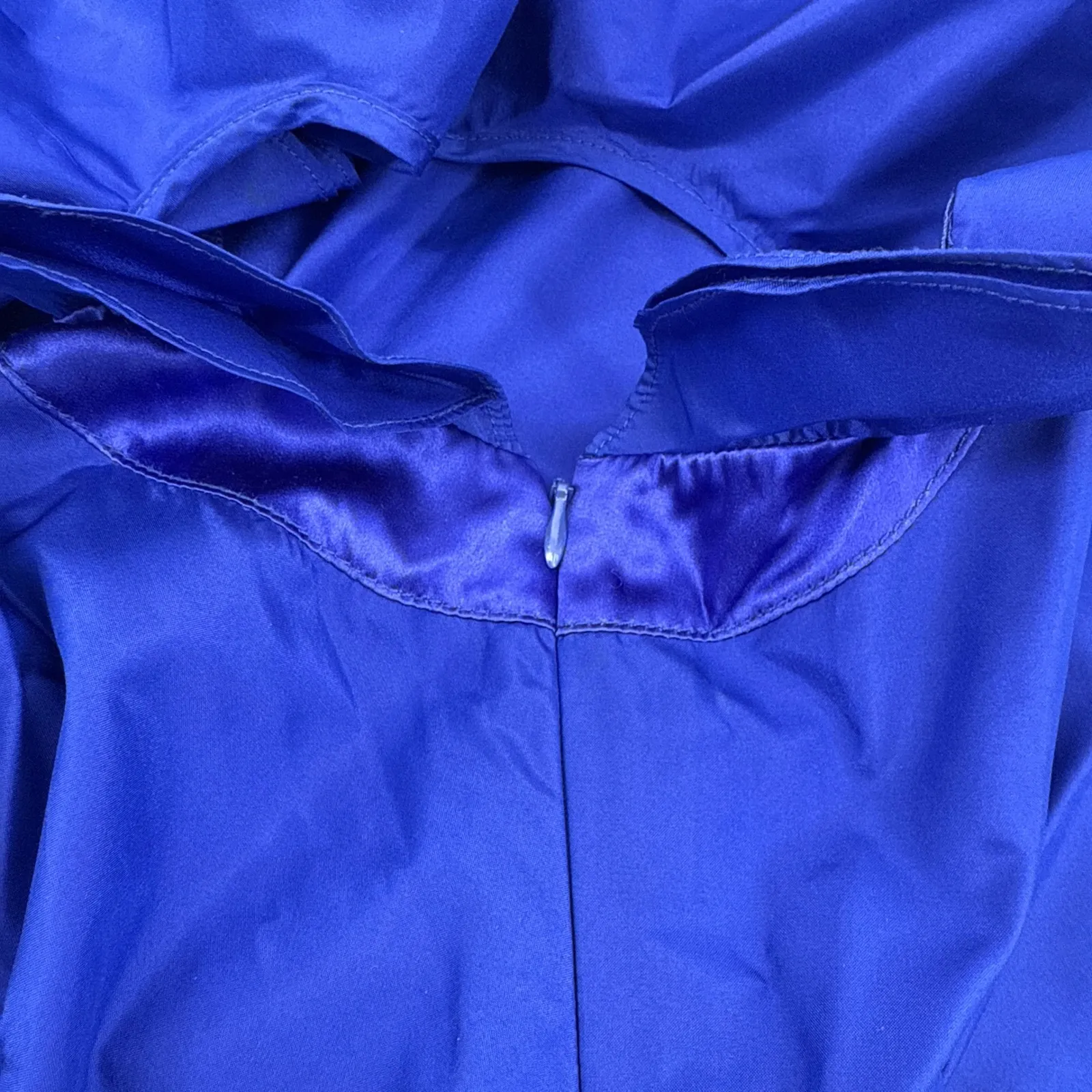 Catherine Malandrino Silk‎ Ruffle Cap Sleeve Dress Size 8 Pleated Mini Cocktail - Image 7