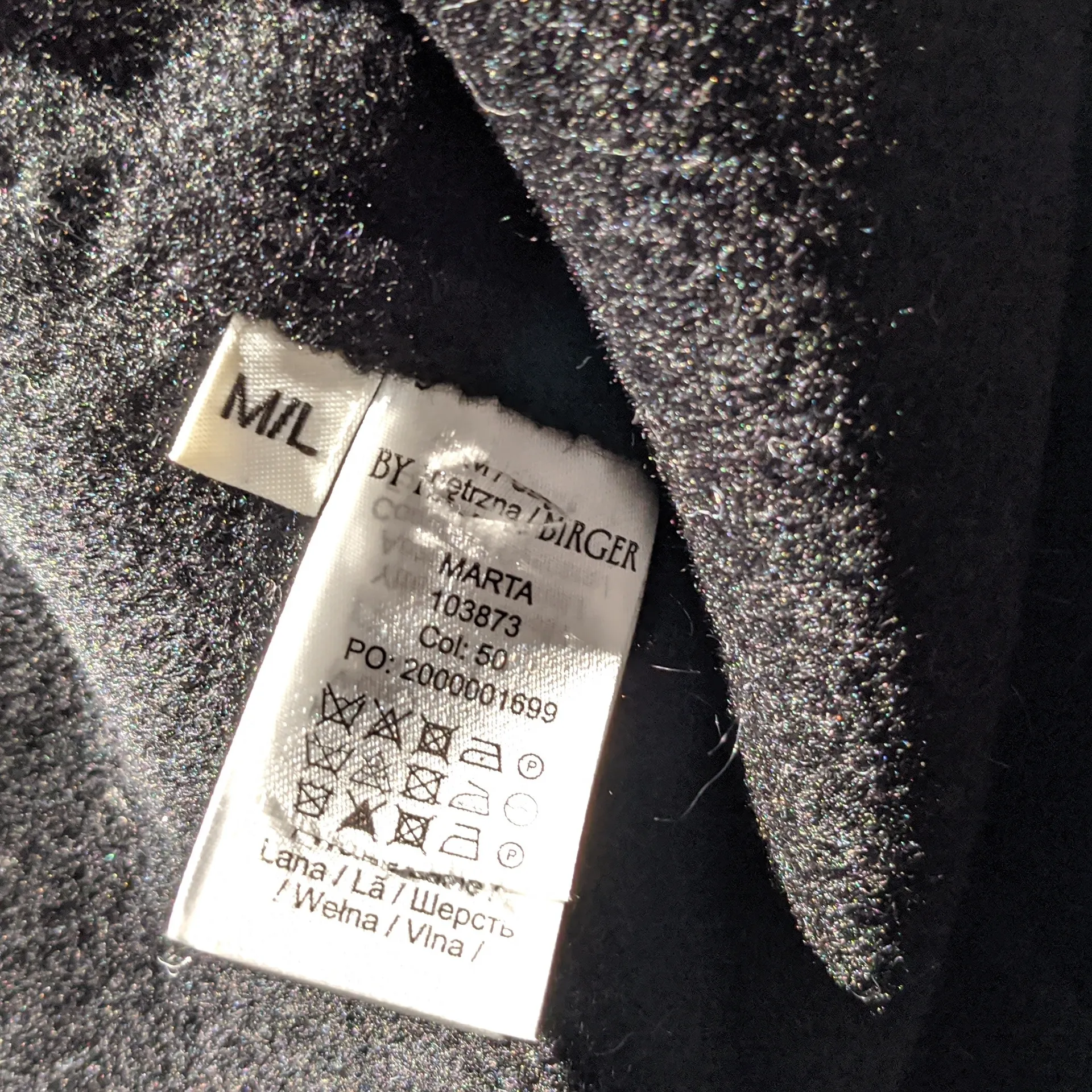 BMB Marta Wool Cape Black - Image 4