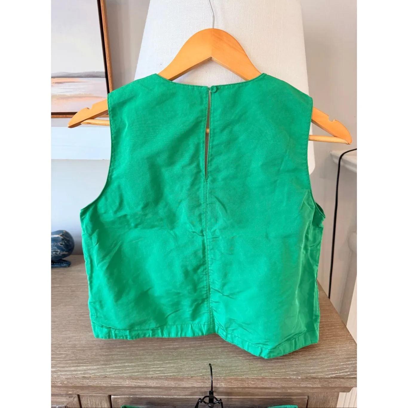 Ann Mashburn - Split-Neck Gia Shell Top & Skirt 2 Piece - Image 6