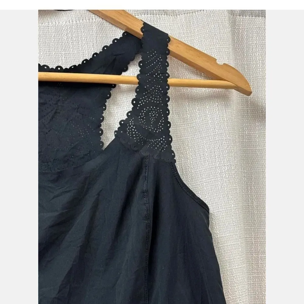 Lululemon Athletica Black Tank Top Wide Straps - Image 7