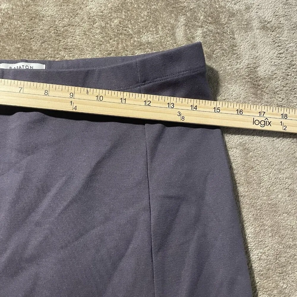 Aritzia Babaton Skirt Womens 10 Pencil Gray Slit Midi Old Money Stretch Minimal - Image 6