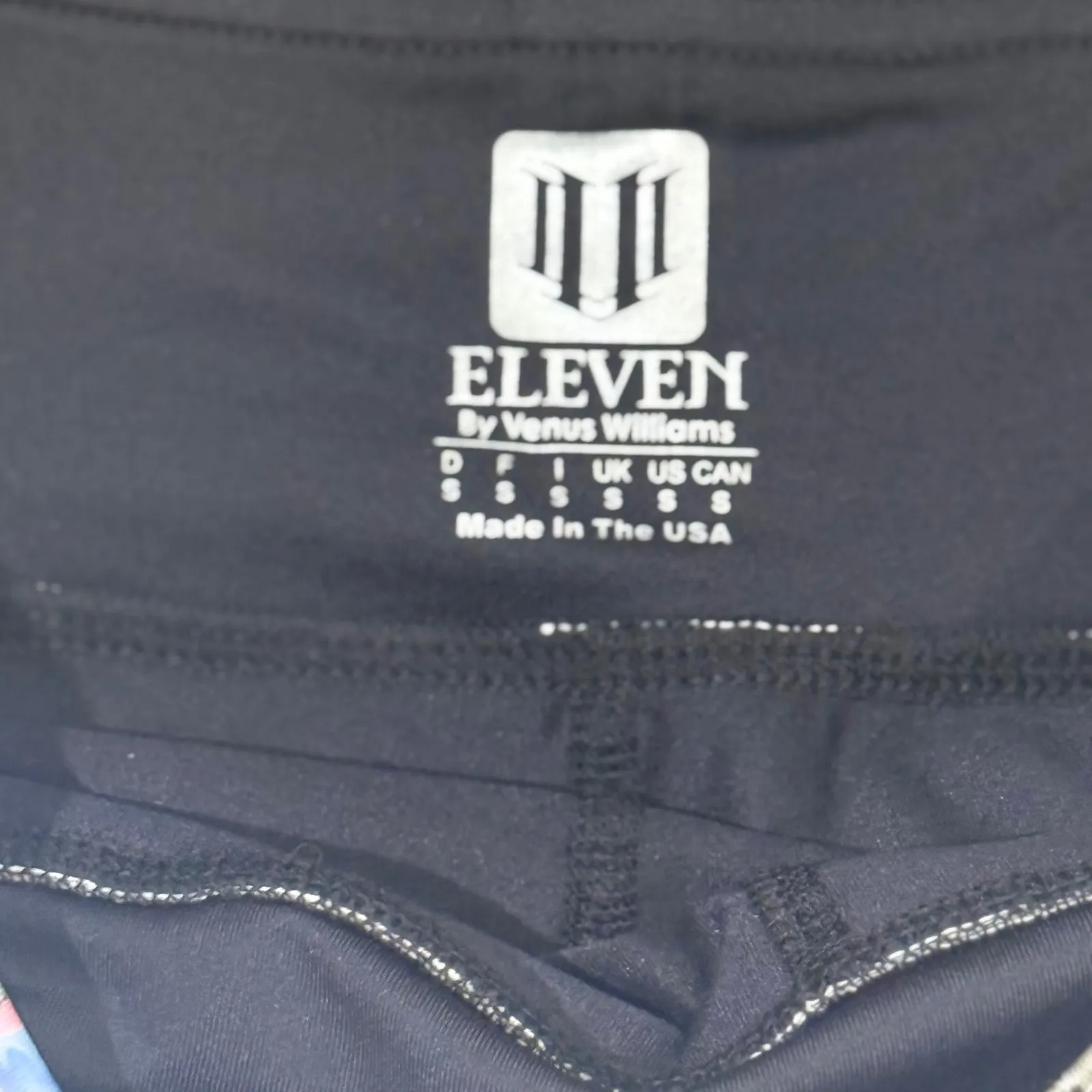 ELEVEN BY Venus Williams Skirt Shorts Print Womens S Golf Pickleball Tennis Black - Image 4