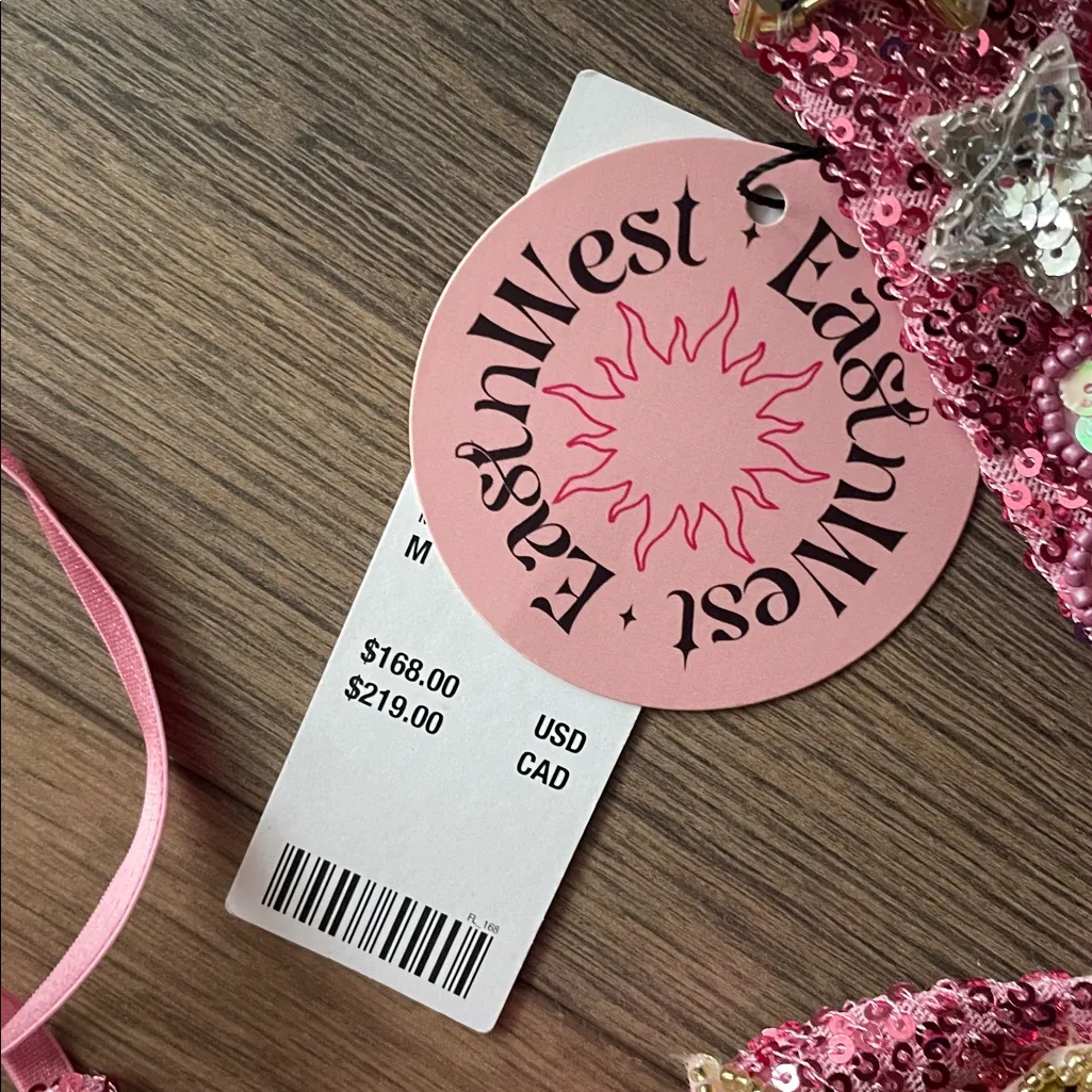 EastNWest Label UO Exclusive Sequin Bralette- Medium - Image 3